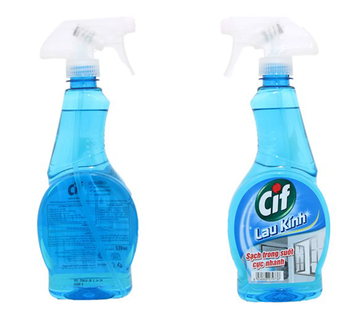 Nước lau kính Cif hương Thơm mát 520ml