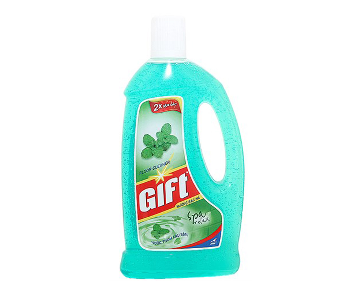 Nước lau sàn Gift 2x đậm đặc hương Bạc Hà chai 1lít