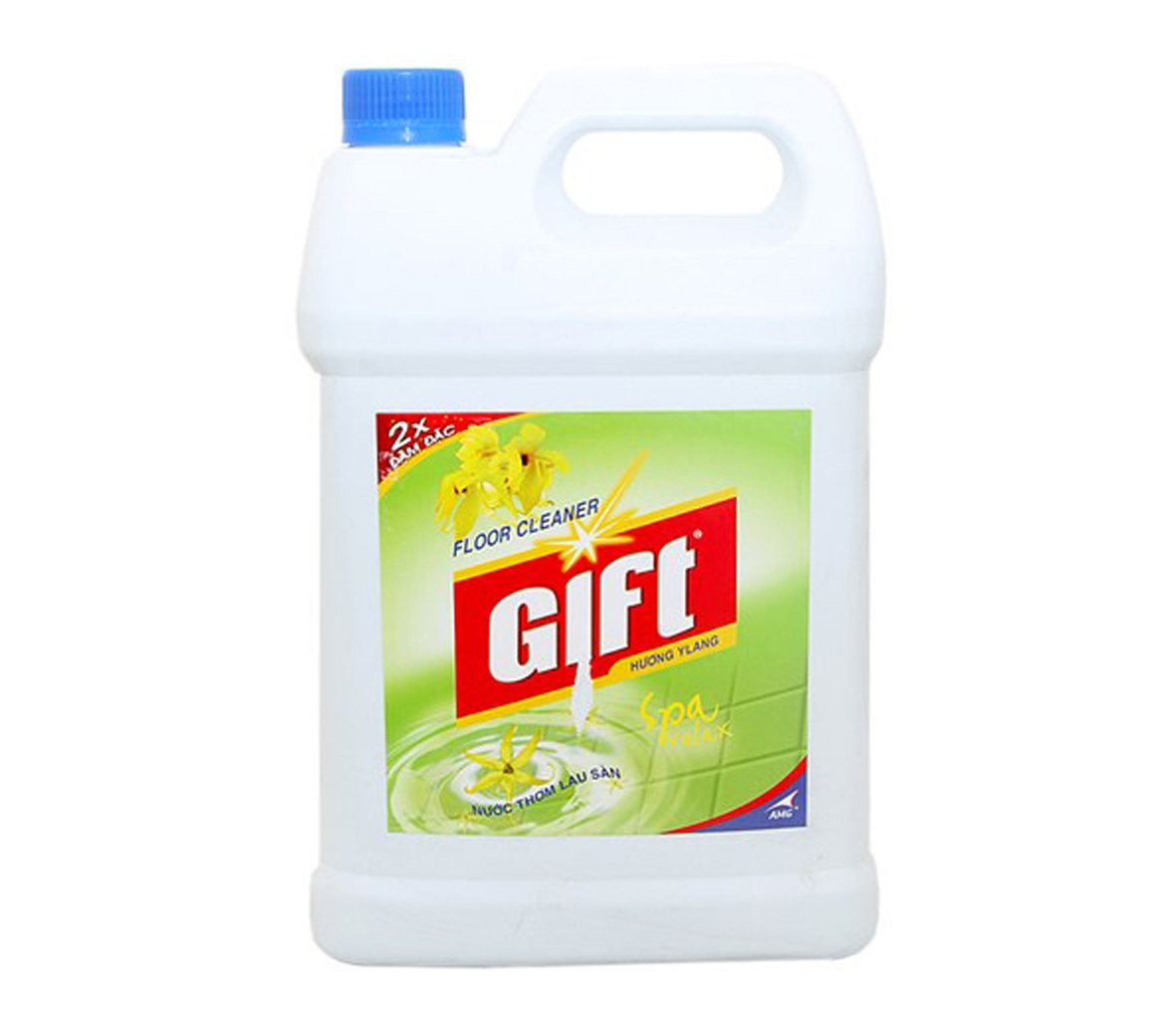Nước lau sàn Gift 2x đậm đặc hương Ylang can 4kg