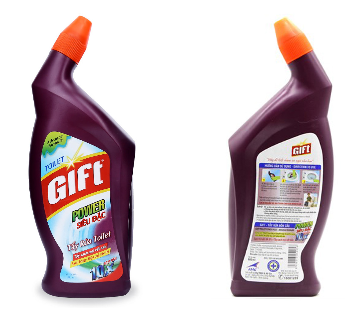 Nước tẩy bồn cầu Gift Power Siêu đặc chai 600ml