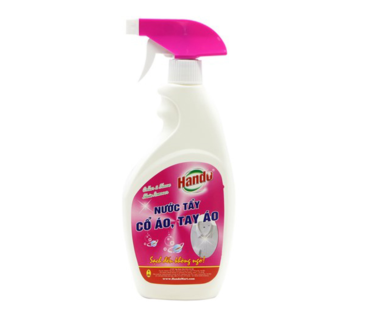Nước tẩy cổ áo, tay áo Hando Sạch đến không ngờ 500ml