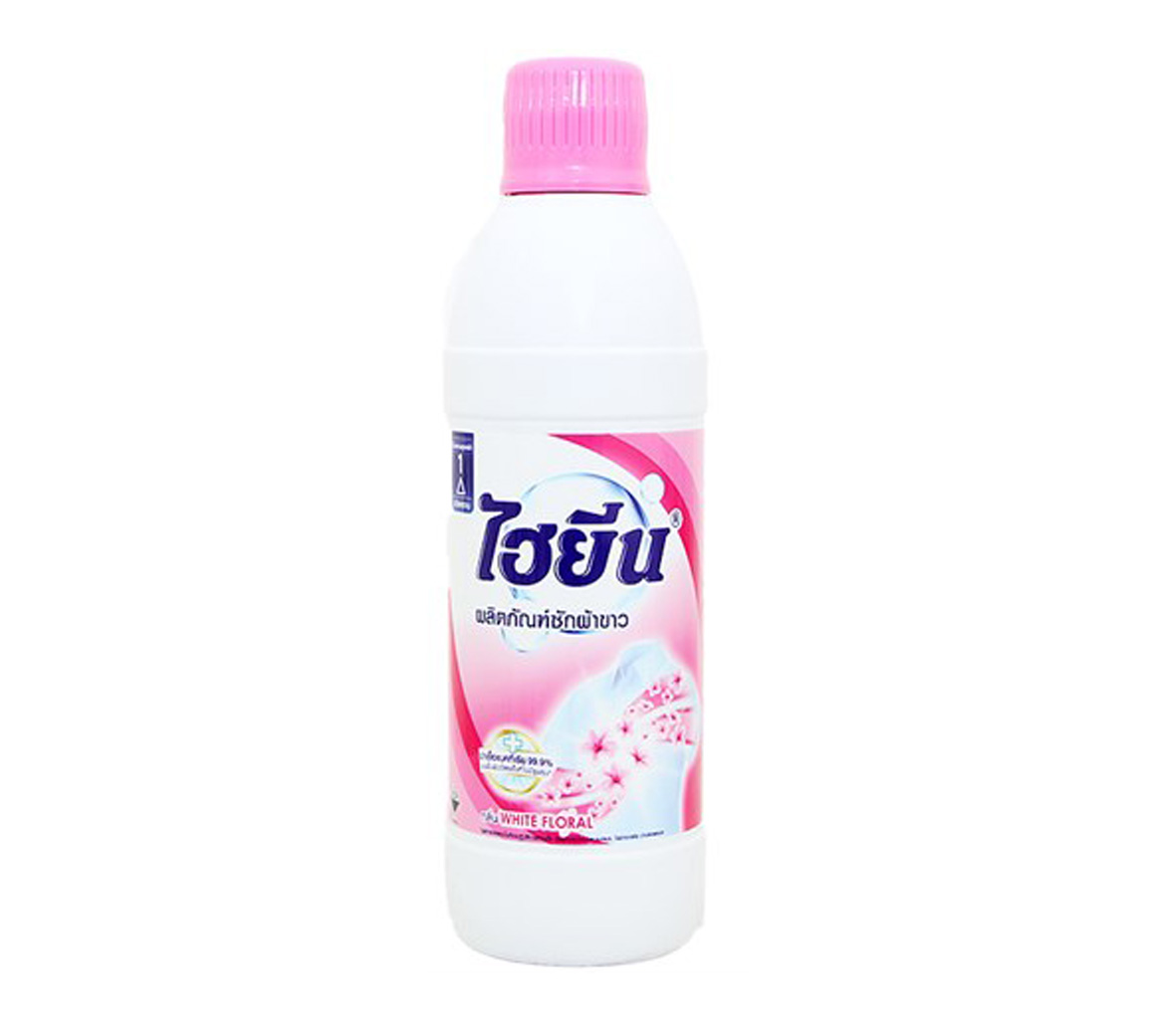 Nước tẩy quần áo trắng Hygiene nắp hồng hương Hoa nhẹ nhàng 600ml