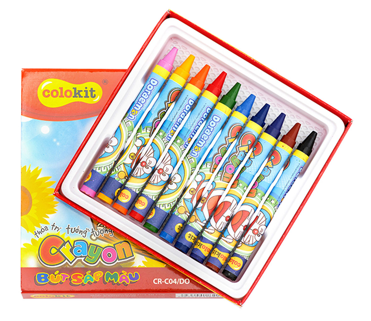 Sáp màu Thiên Long Colokit Doraemon CR-C04/DO