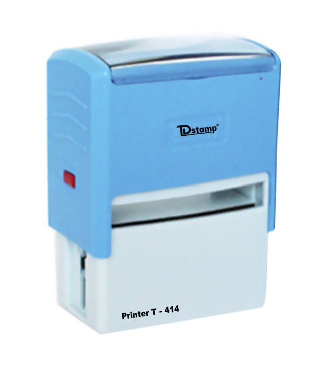 Dấu TD Stamp T-414 (22x58mm) - Dấu lật tự động