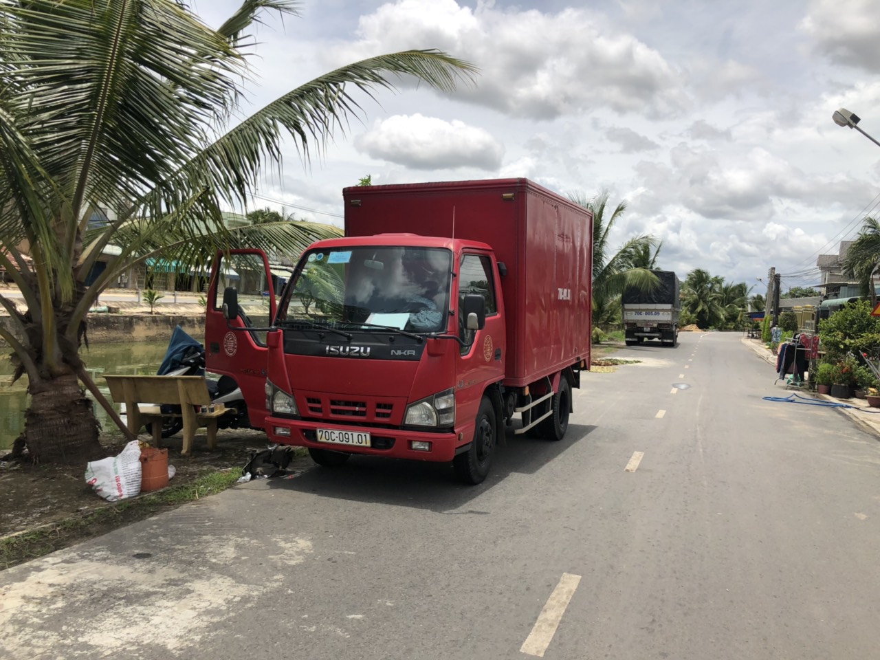 Lắp đặt định vị ô tô nhãn hiệu ADSUN - T100 _ xe tải 70C09101