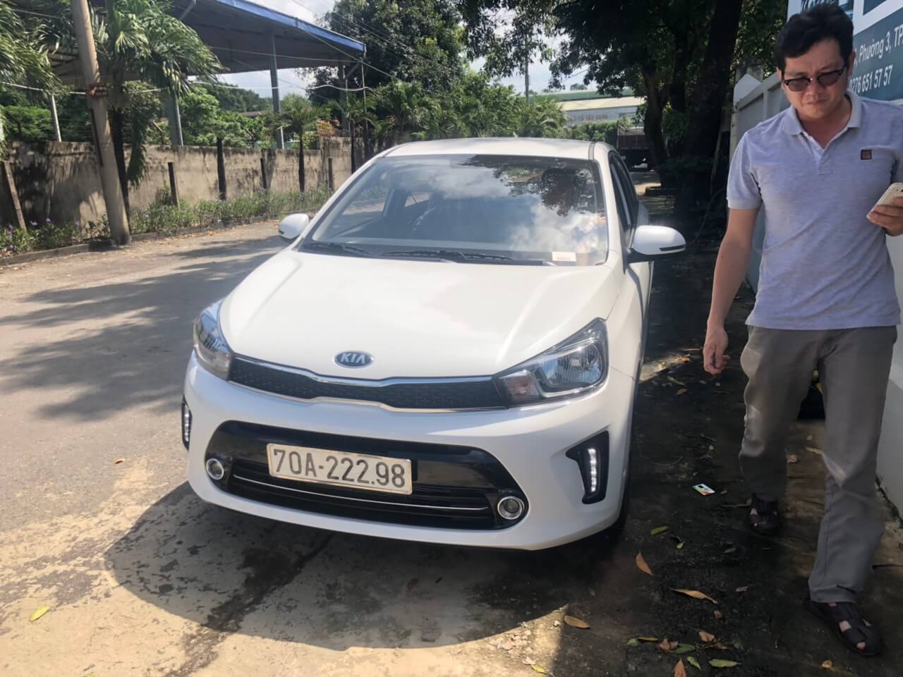Lắp đặt định vị Bình Minh cho xe 70A22298 chạy Grab