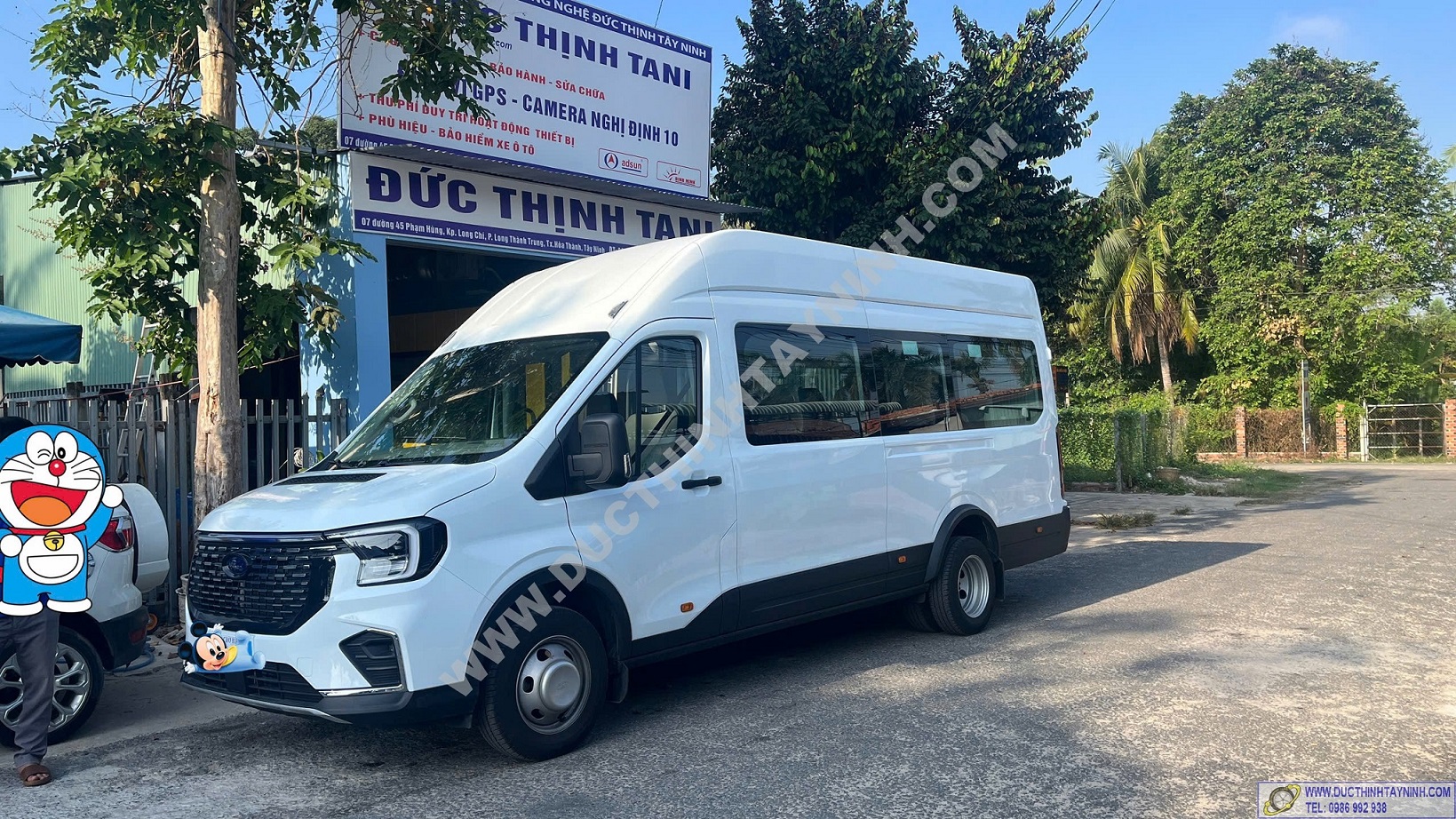 Bài 139 _ Cách lắp định vị Adsun cho xe Ford Transit 2024