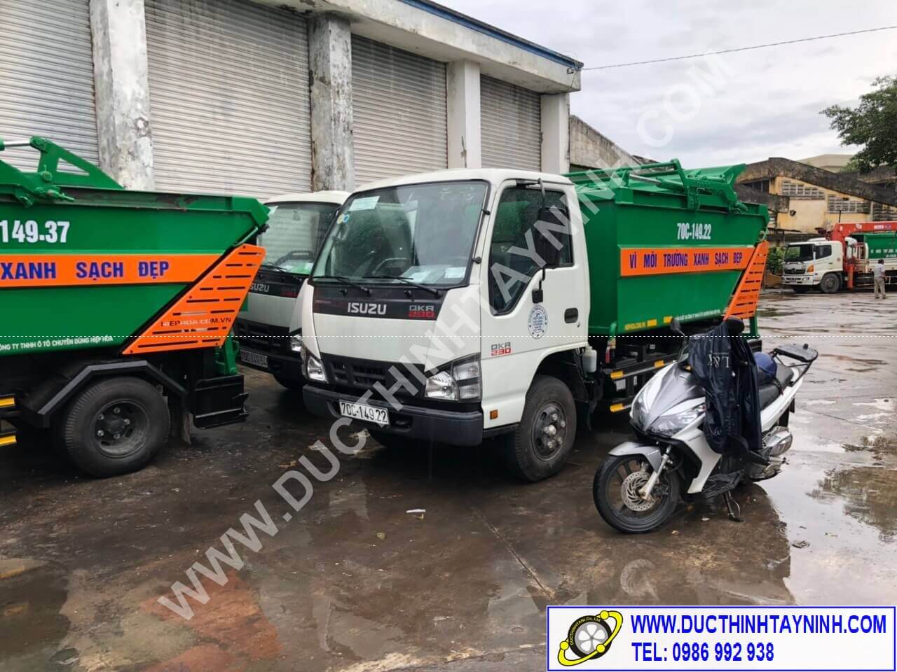 Bài 19_ Cách lắp định vị tải Isuzu QKR230