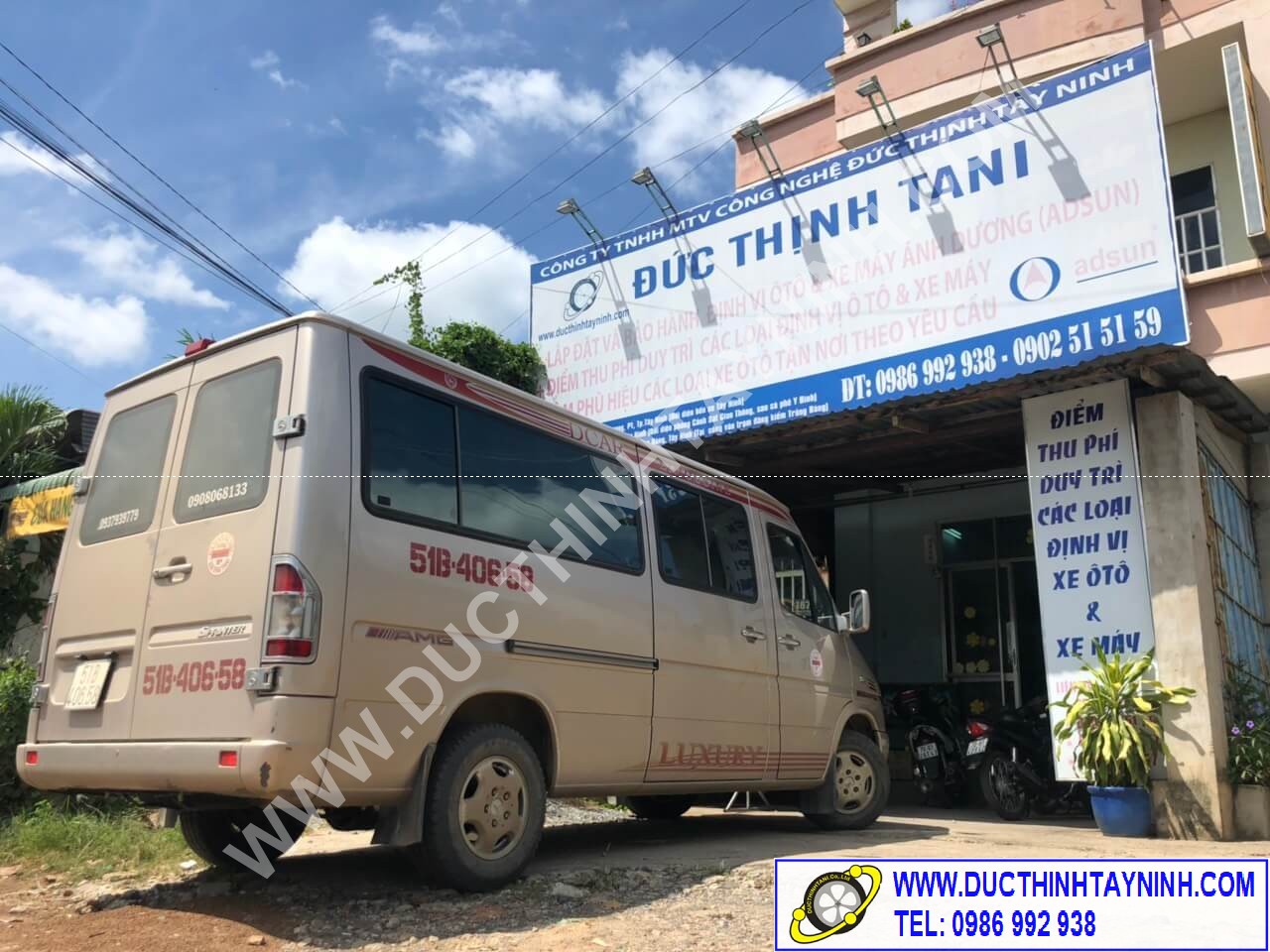 Bài 08 _ Cách lắp định vị xe Mercedes sprinter 16 chỗ