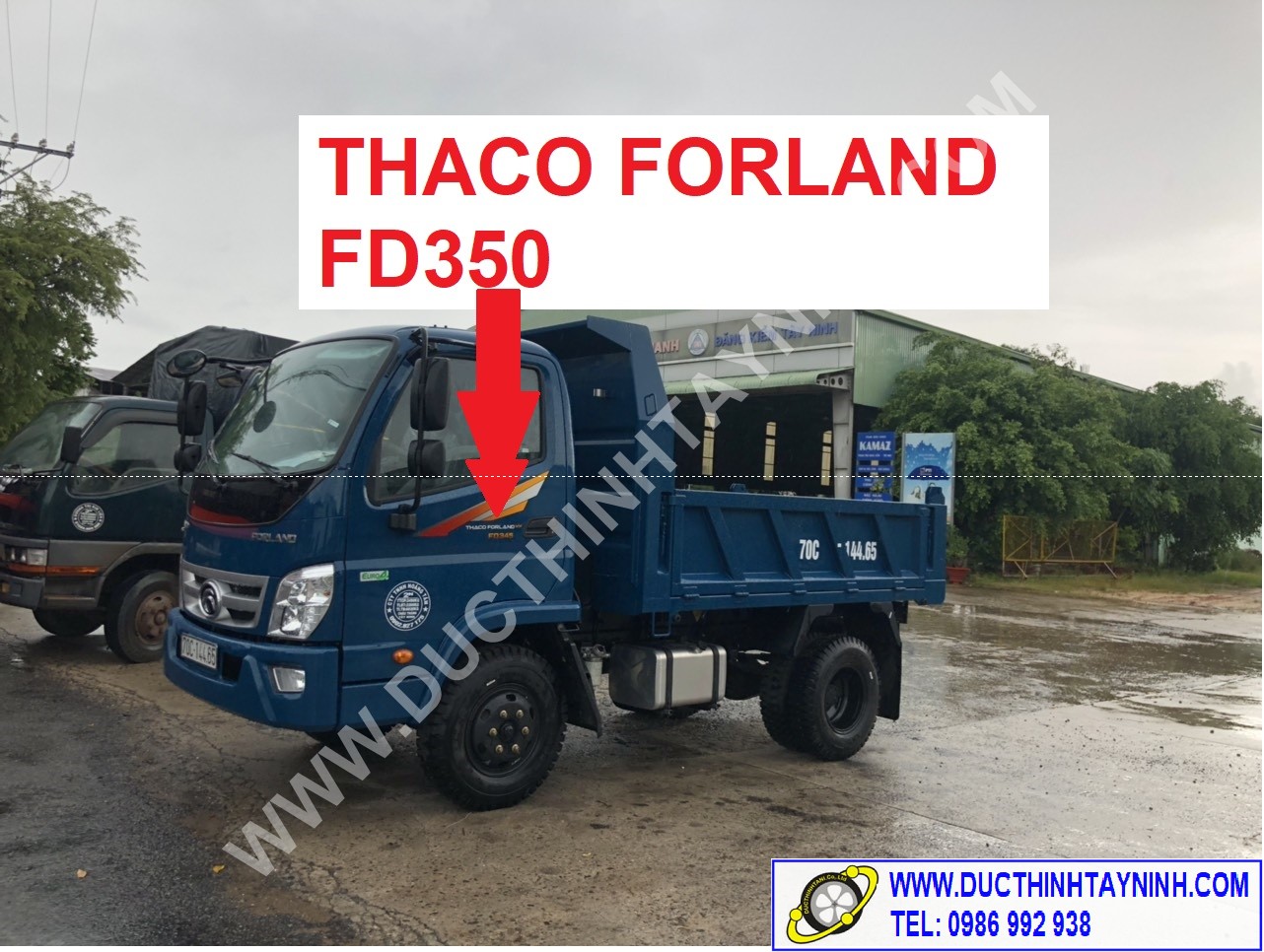 Bài 12_ Cách lắp định vị xe tải THACO FORLAND FD350