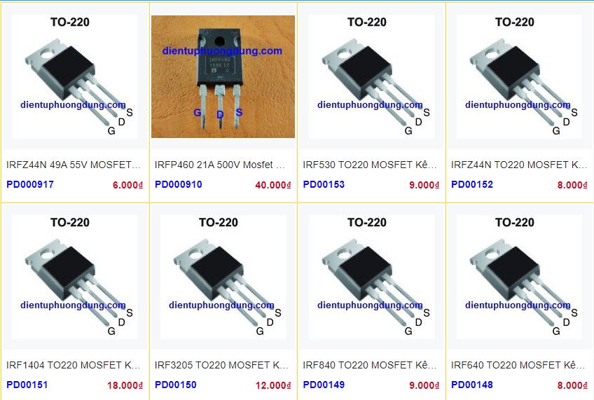 Các loại transistor trường - FET