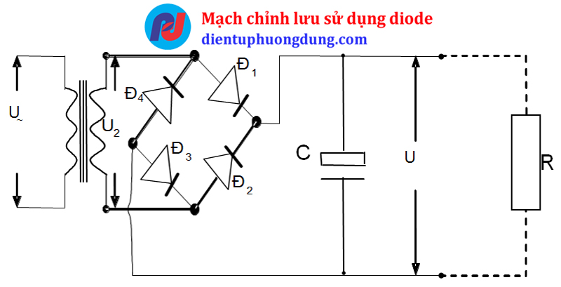 Ứng dụng của diode làm mạch chỉnh lưu cầu