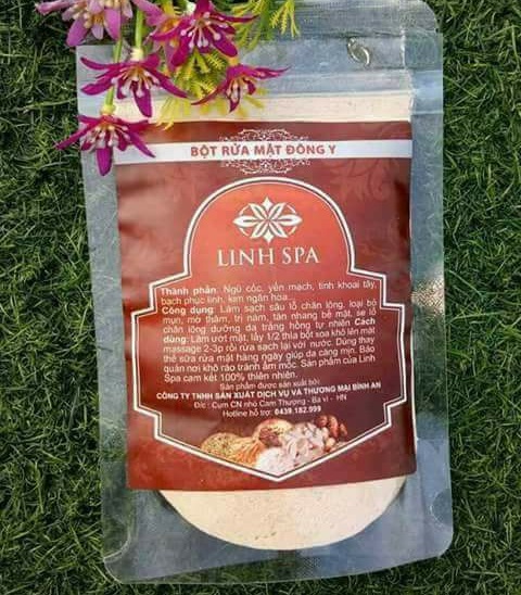 Bột rửa mặt đông y Linh Spa
