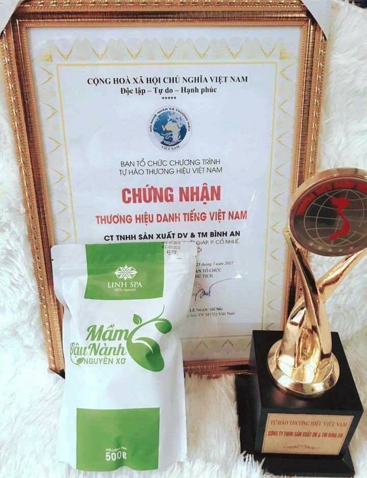 Chứng nhận thương hiệu công ty TNHH sản xuất và thương mại Bình An