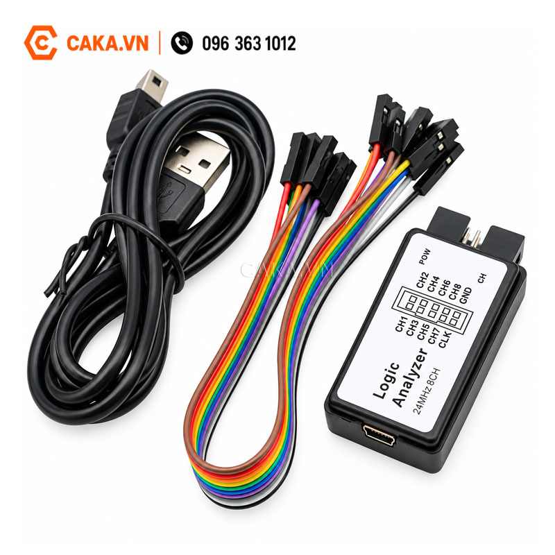 USB Logic Analyzer 24MHz 8 kênh
