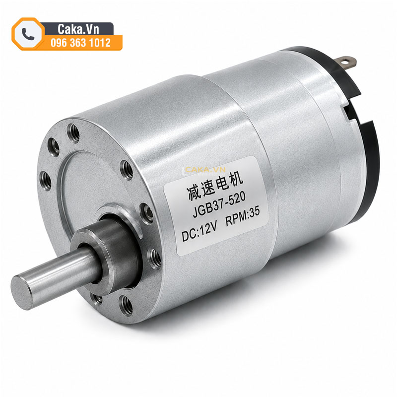 Động cơ giảm tốc JGB37-520 12V 35RPM