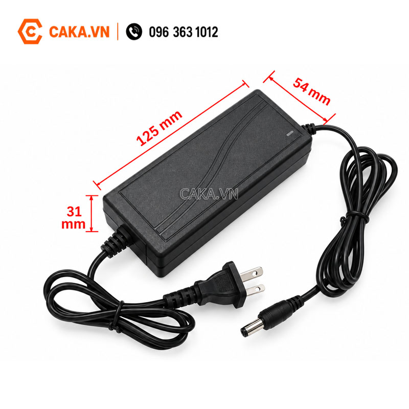 Thông số kỹ thuật nguồn Adapter 15V 3A