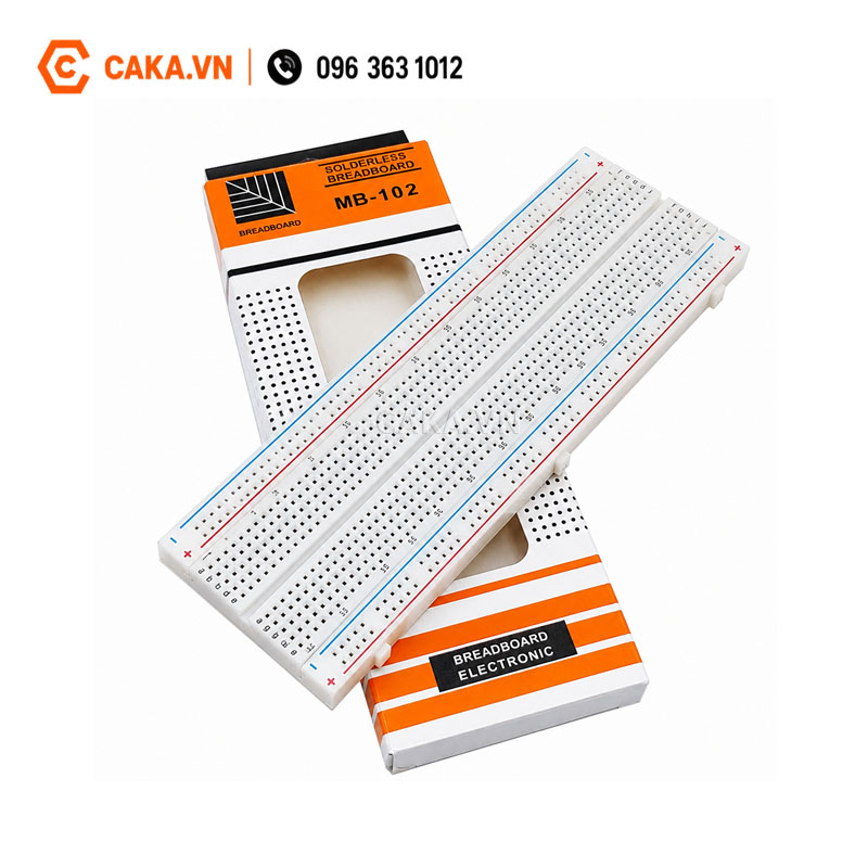 Breadboard MB-102 830 Lỗ Bo Test Cắm Linh Kiện