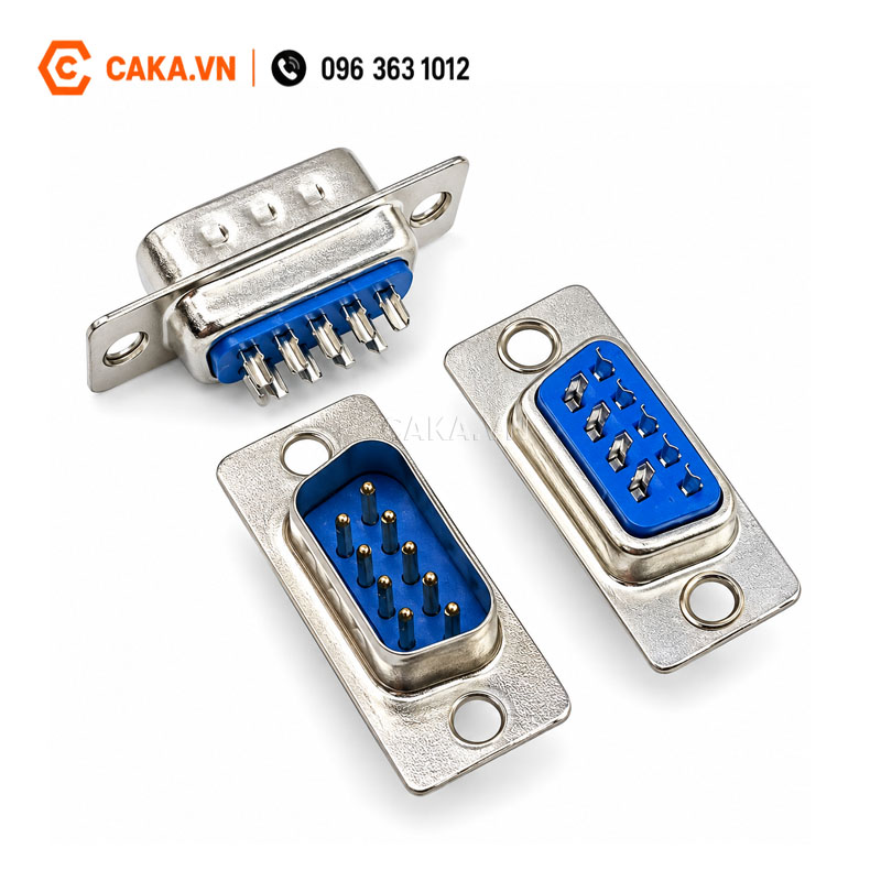 Đầu DB9 đực 9 chân hàn dây