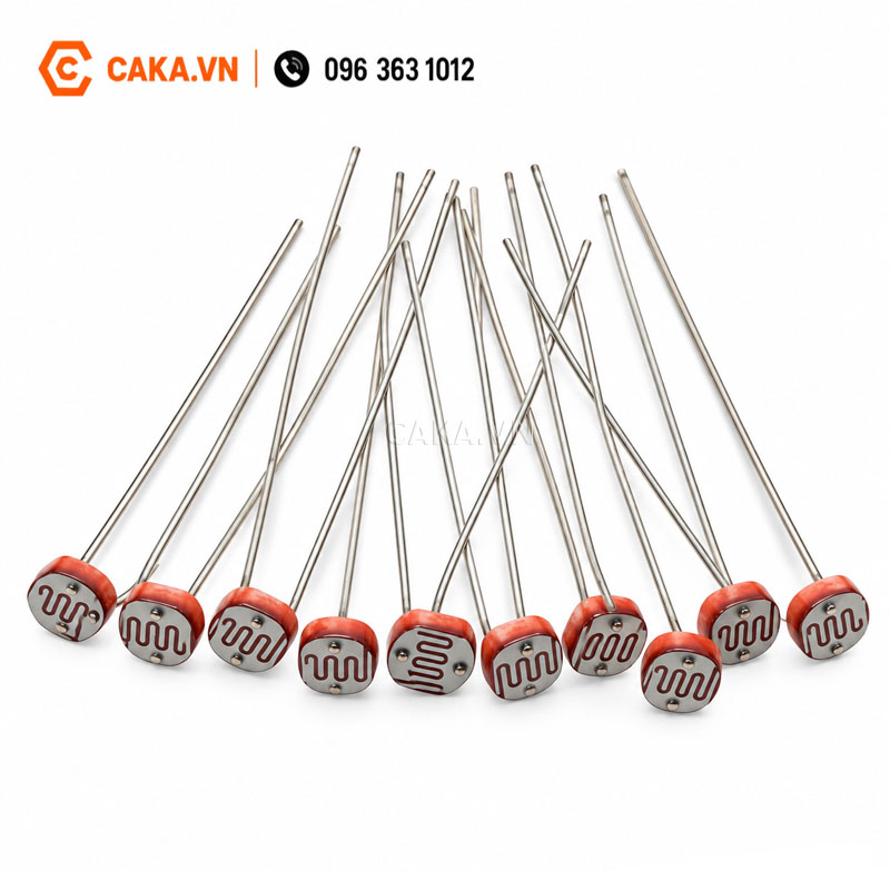 Quang trở GL5537 5mm cảm biến ánh sáng