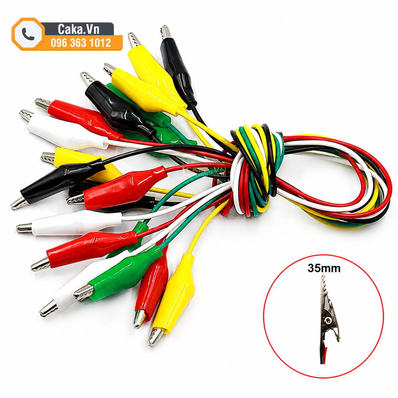 Dây test kẹp cá sấu 50cm