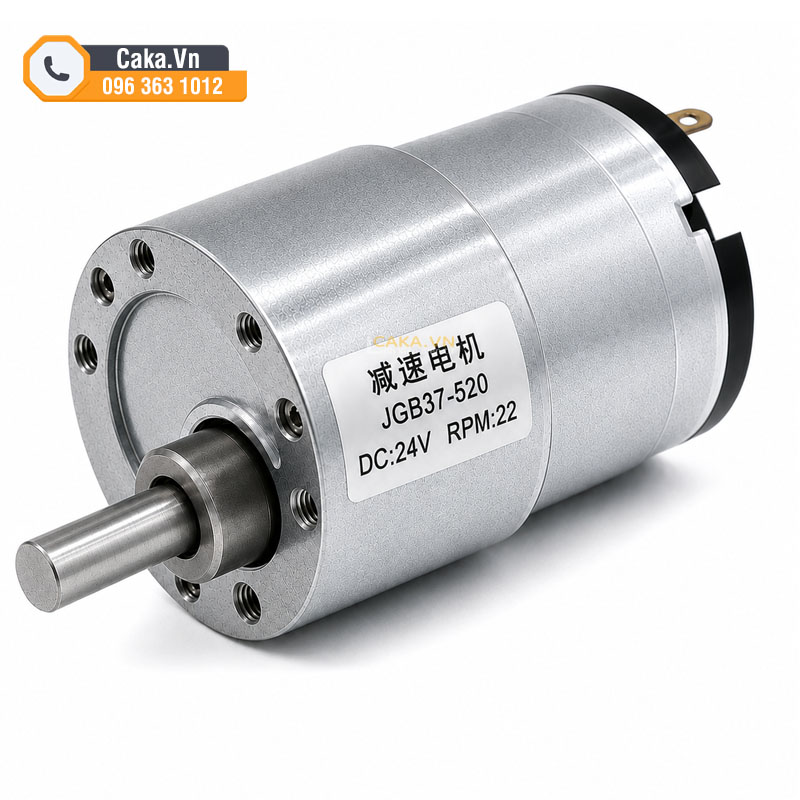 Động cơ giảm tốc JGB37-520 24V 22RPM
