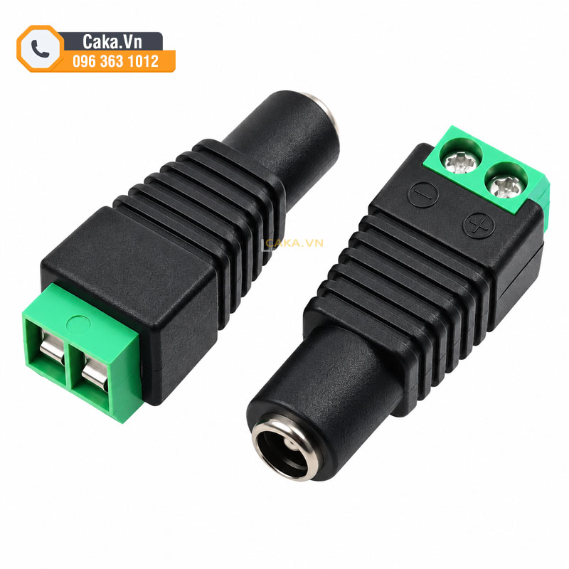 Đầu nối nguồn DC cái 5.5x2.1mm không cần hàn