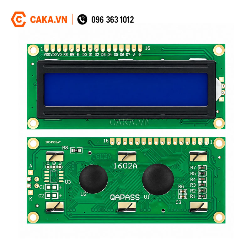 Màn hình LCD 1602 5V xanh dương