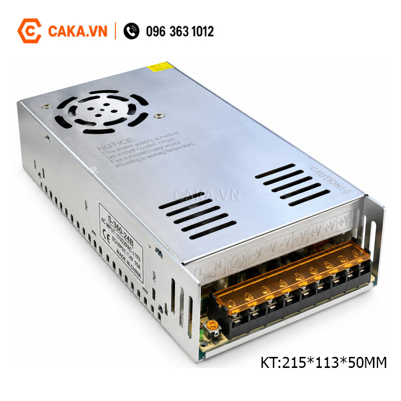 Nguồn 48V 480W cấp điện cho động cơ và thiết bị DC