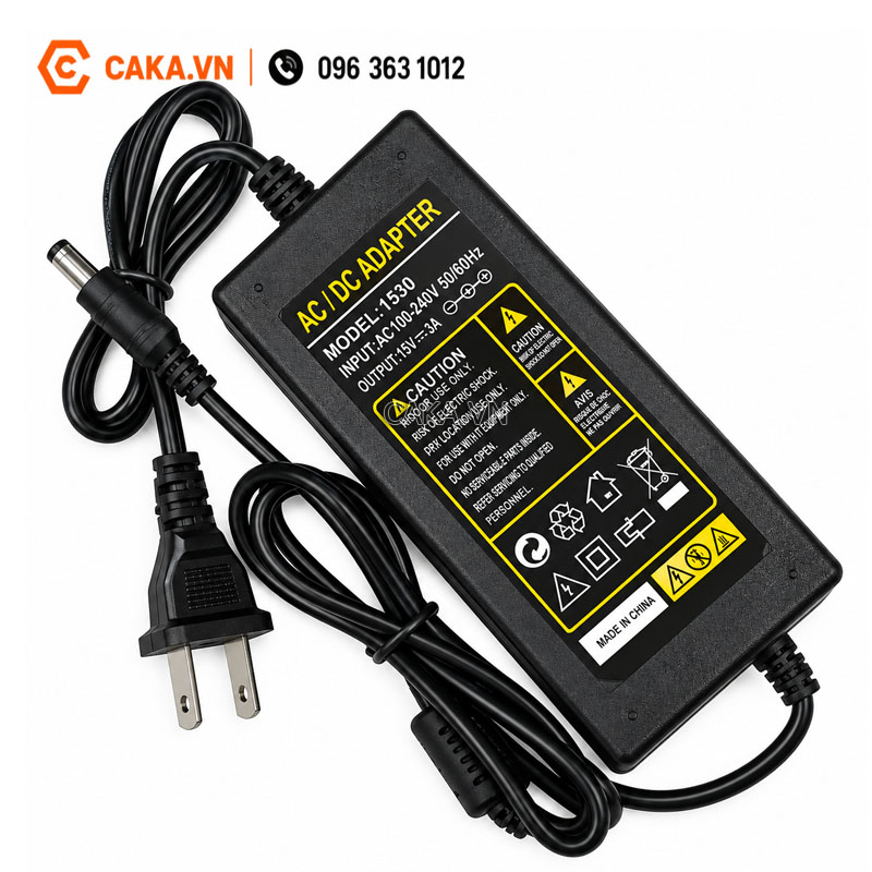 Nguồn Adapter 15V 3A 45W
