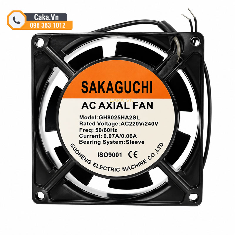 Quạt tản nhiệt Sakaguchi 80x80x25mm AC 220V 240V