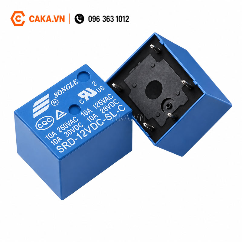 Rơ le 12V SRD-12VDC-SL-C 10A 5 chân SPDT