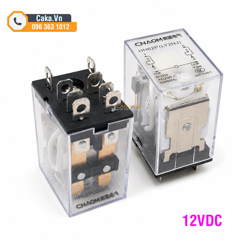 Rơ le LY2NJ DC12V 10A HH62P 8 chân