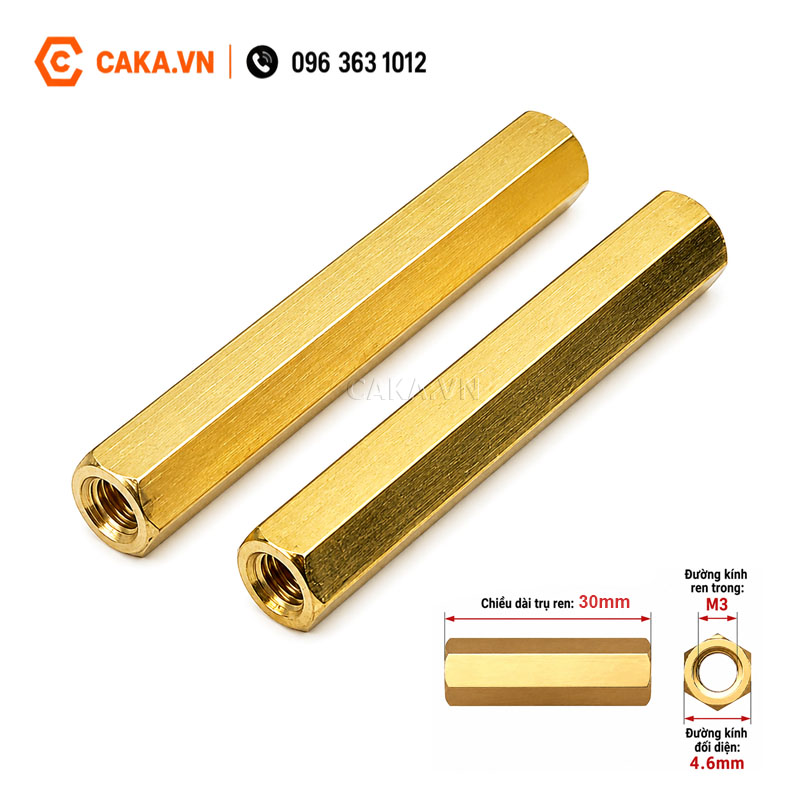 Trụ Đồng M3 Cái Cái Dài 30mm