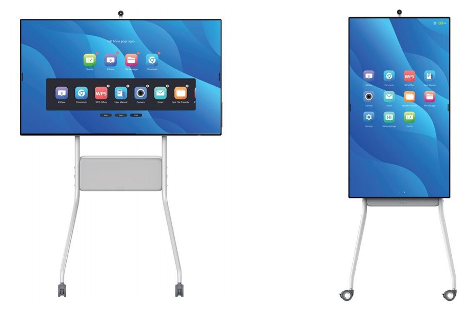 màn hình tương tác chân di động 55 inch
