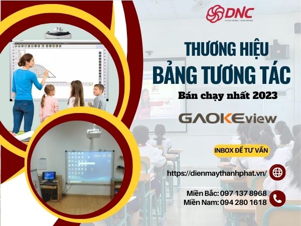 Thương hiệu bảng tương tác bán chạy nhất 2023