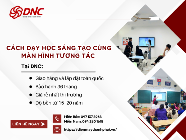 Cách Dạy Học Sáng Tạo Cùng Màn Hình Cảm Ứng Tương Tác 
