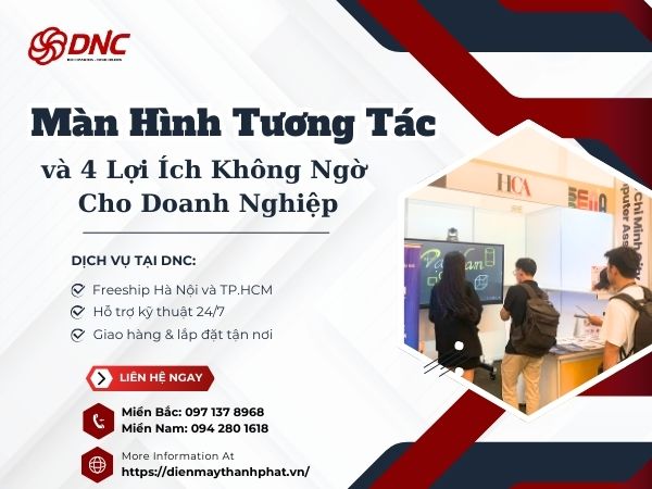 màn hình tương tác cho doanh nghiệp