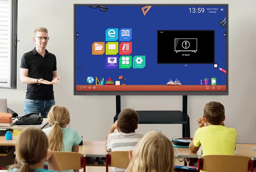 ứng dụng màn hình tương tác trong giáo dục