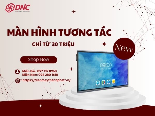 màn hình tương tác giá rẻ