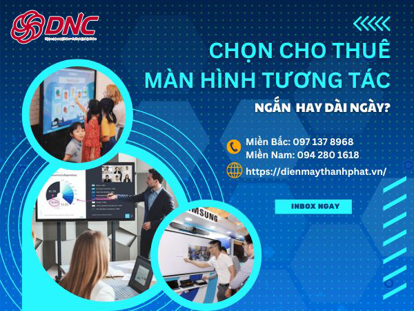 cho thuê màn hình tương tác theo 