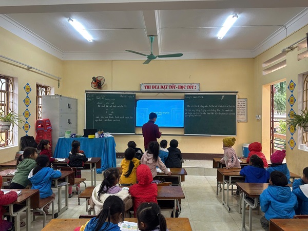 smart tivi cường lực cho lớp học