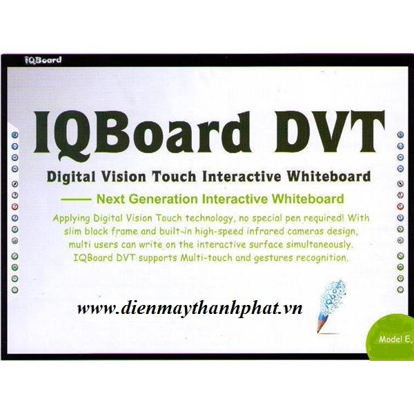 Bảng tương tác IQboard DVT Plus 92 inch 4 người dùng