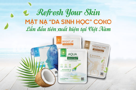 COKO MASK - MẶT NẠ DA SINH HỌC ĐẦU TIÊN TẠI VIỆT NAM