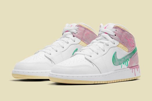 ICE CREAM NGỌT NGÀO TRÊN ĐÔI SNEAKER AIR JORDAN 1
