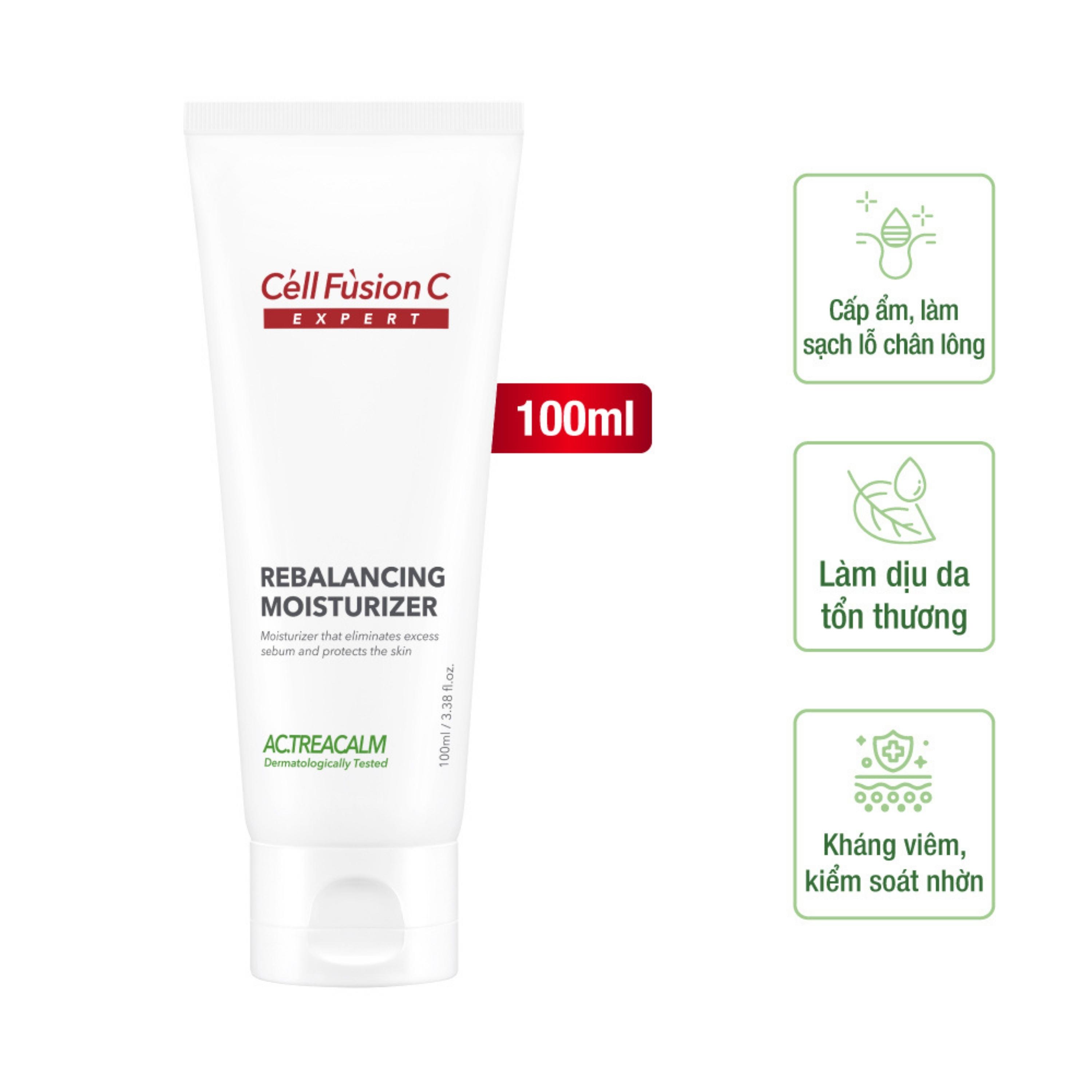Gel Dưỡng Da Cân Bằng Dầu & Ẩm 100ml - Cell Fusion C Expert Rebalancing Moisturizer