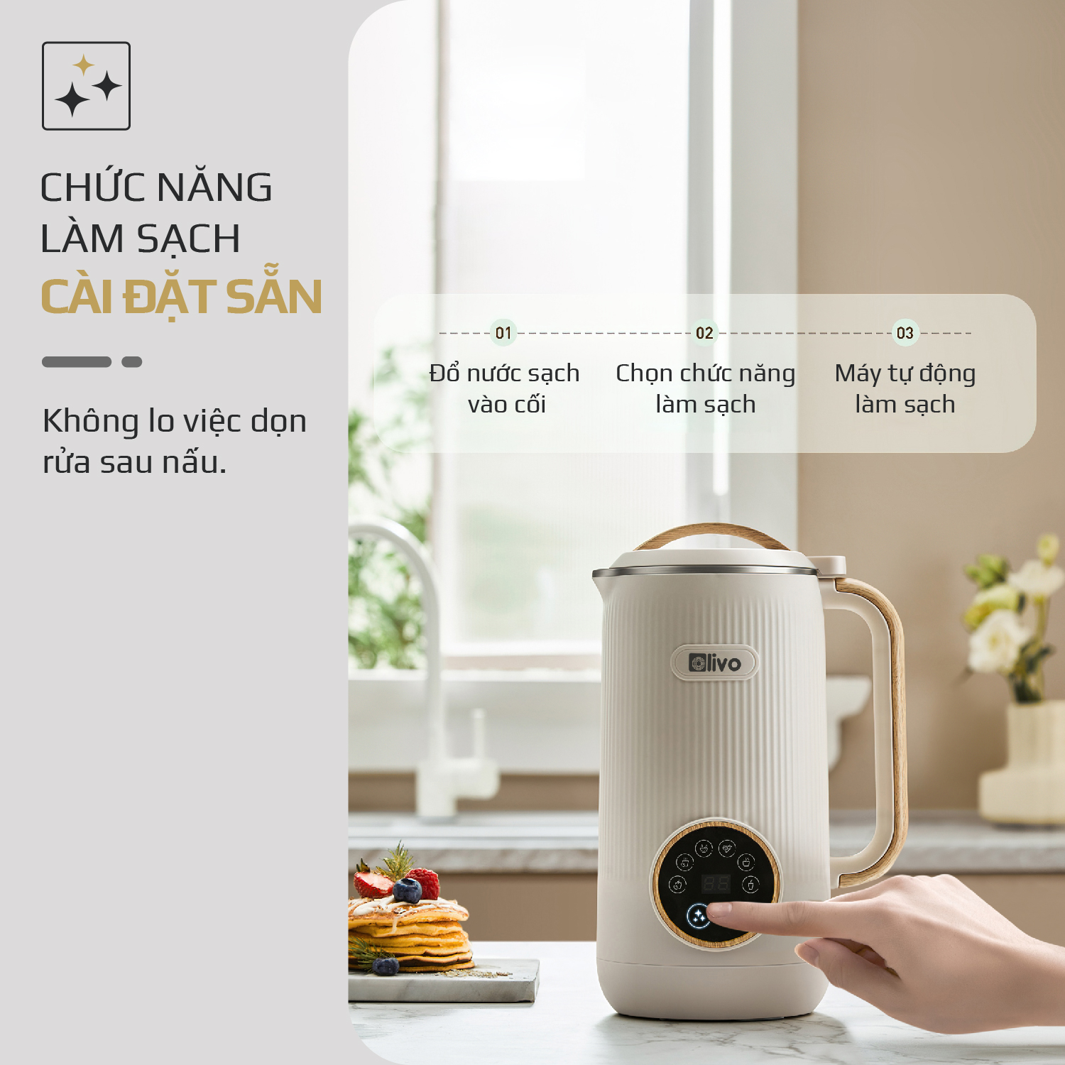 Máy Xay Nấu Đa Năng Olivo CB400