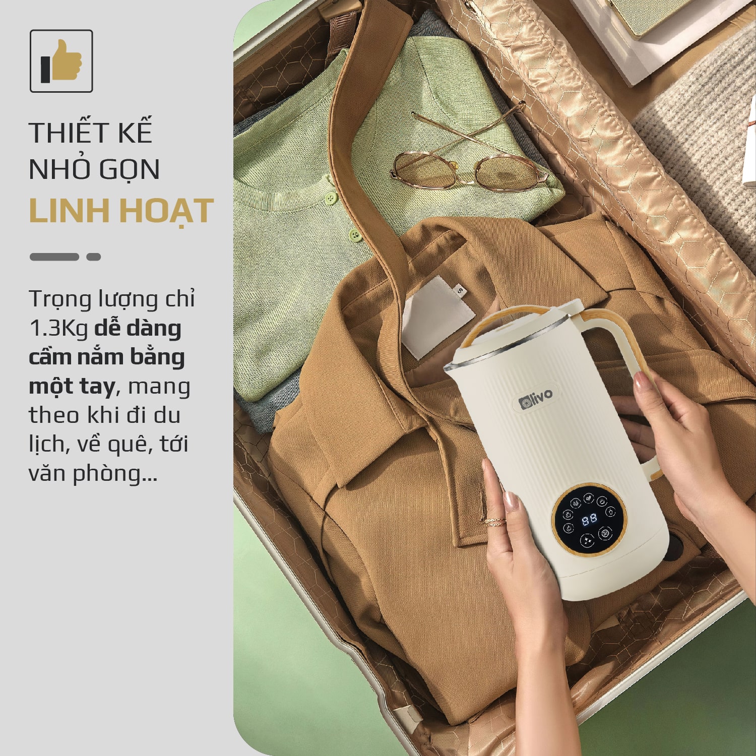 Máy Xay Nấu Đa Năng Olivo CB400