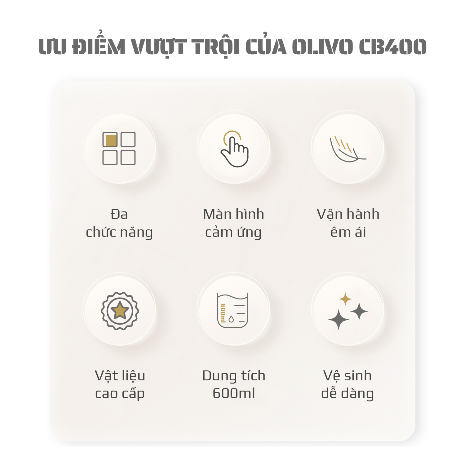 Máy Xay Nấu Đa Năng Olivo CB400