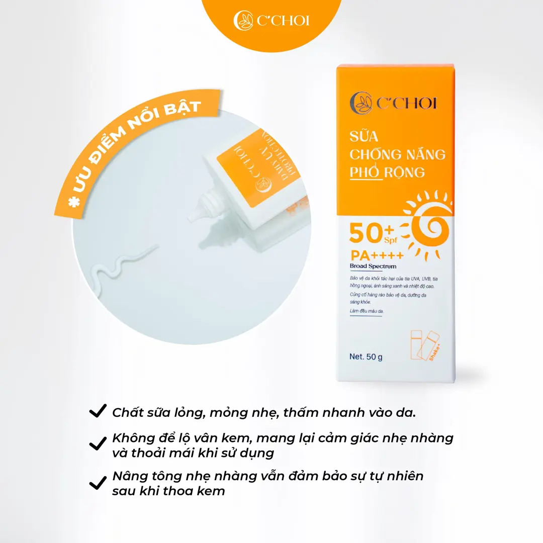 Sữa chống nắng C'Choi Daily UV Protection Milk